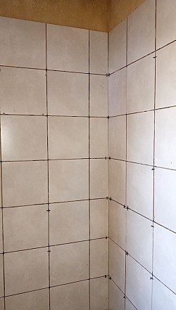 Bathroom wall tiling